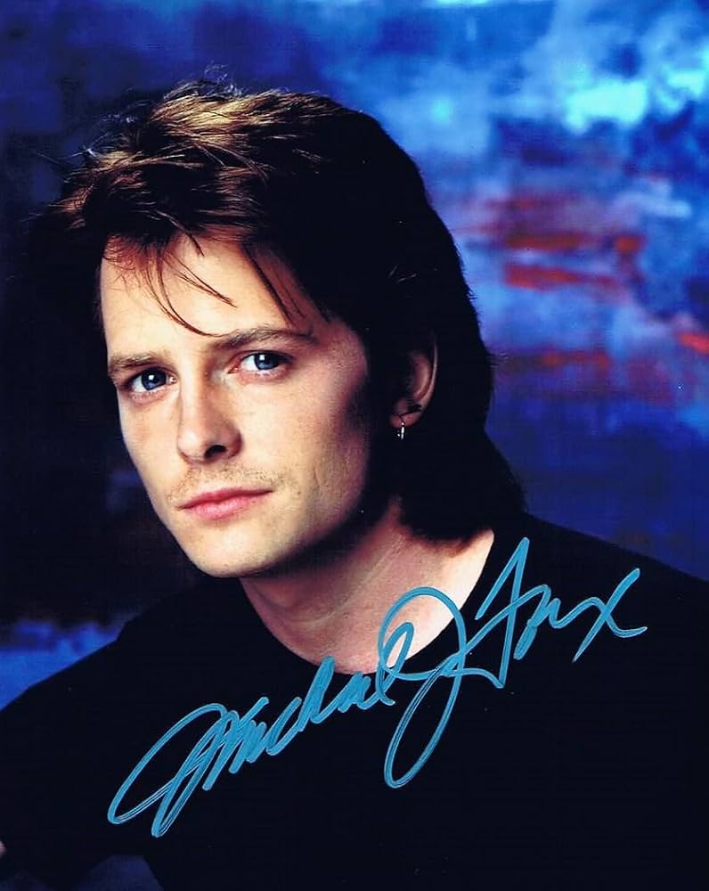 Amazon.co.jp: ◇直筆サイン ◇マイケル J フォックス ◇Michael J