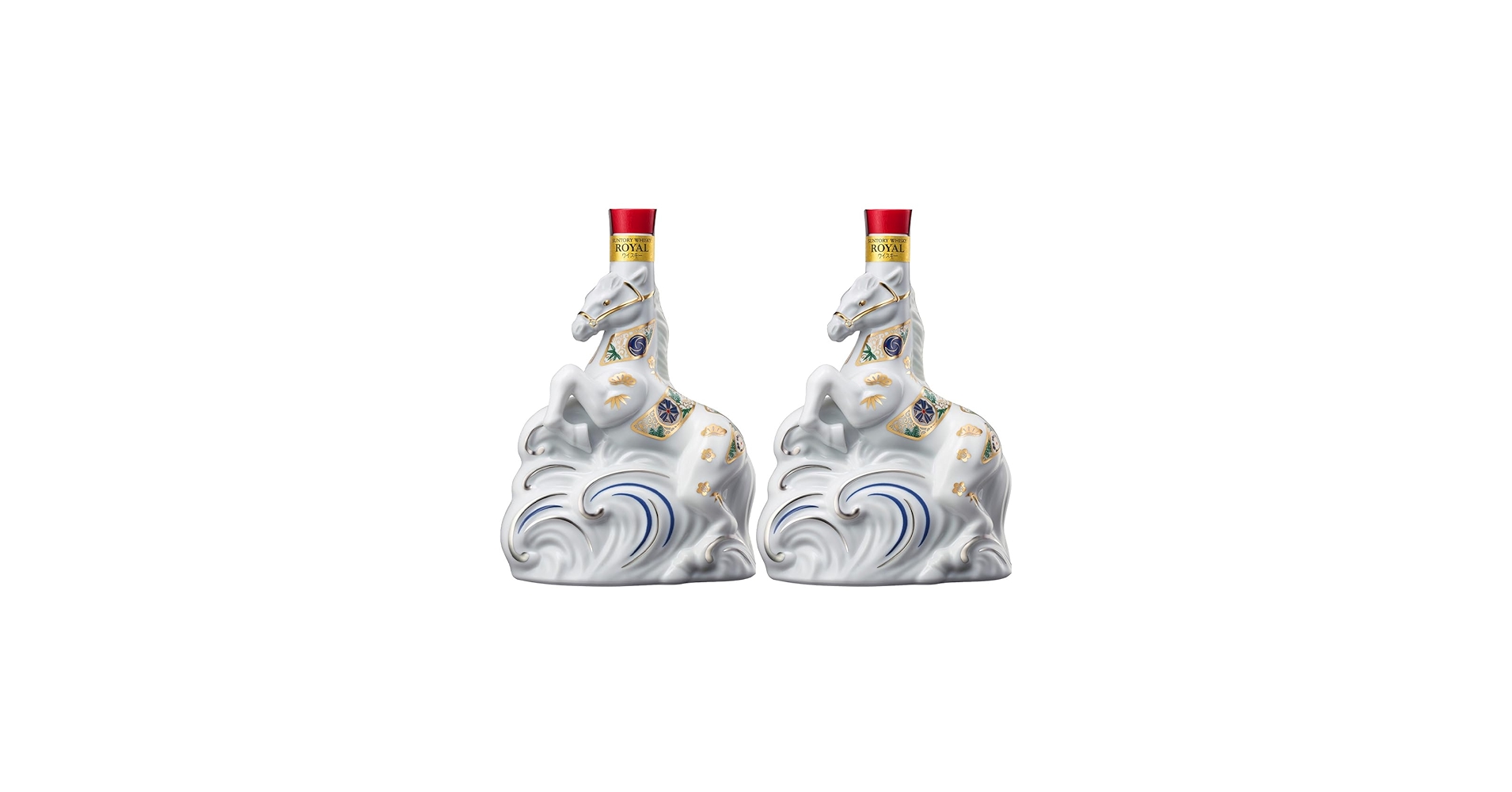 Amazon.co.jp: サントリー ローヤル 干支ボトル 2本セット 午歳 600ml