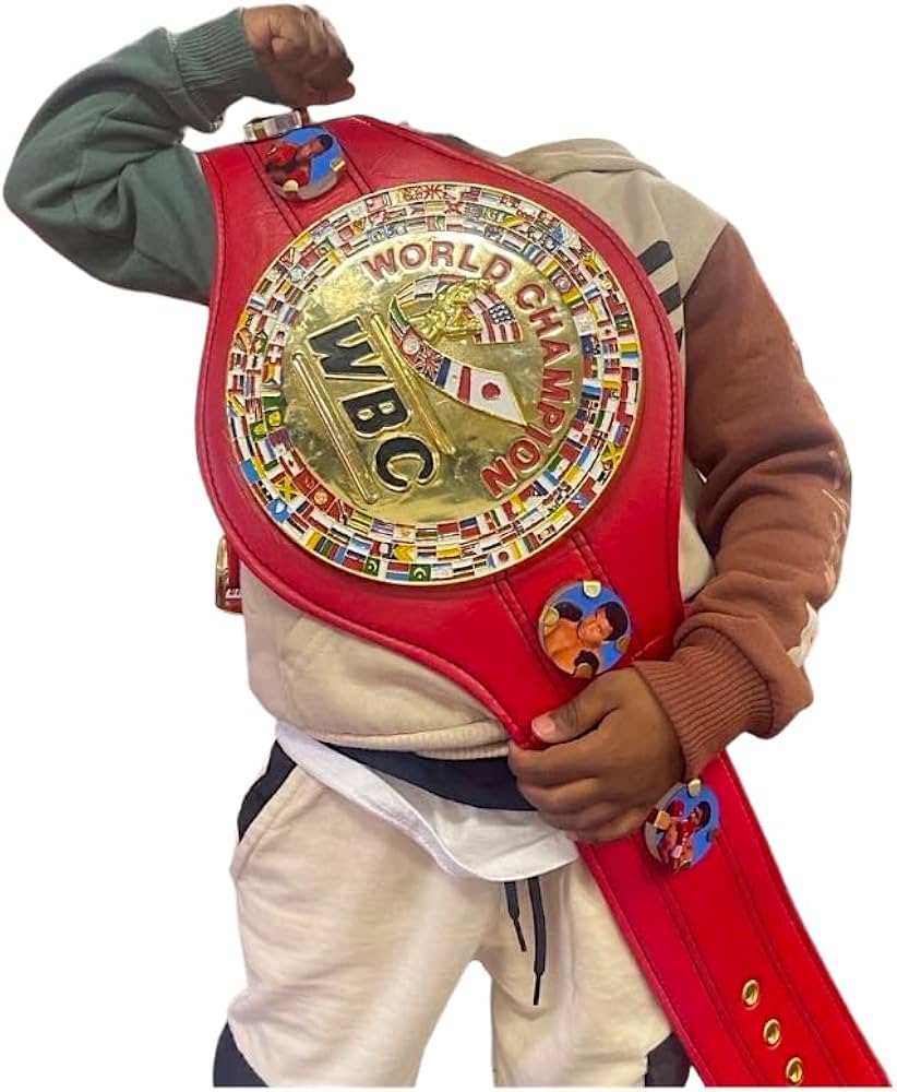Amazon | WBC レッドチャンピオンシップボクシングベルト 3Dレプリカ