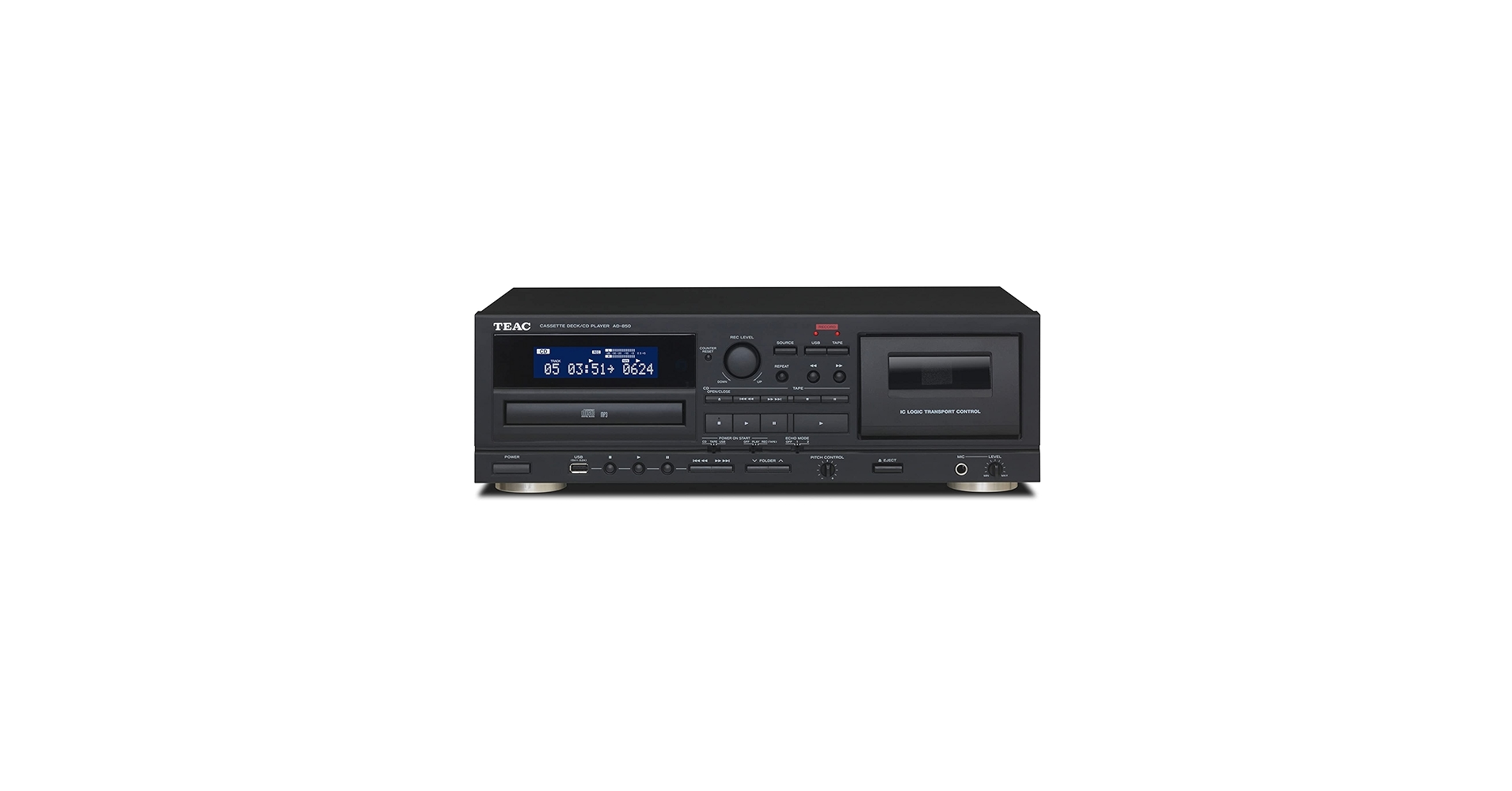 Amazon.com: TEAC AD-850 Cassette Deck CD Player : Electronics
