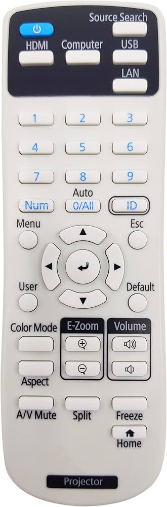 Amazon | Kindsion 交換用プロジェクターリモコン 219863500 Epson EB