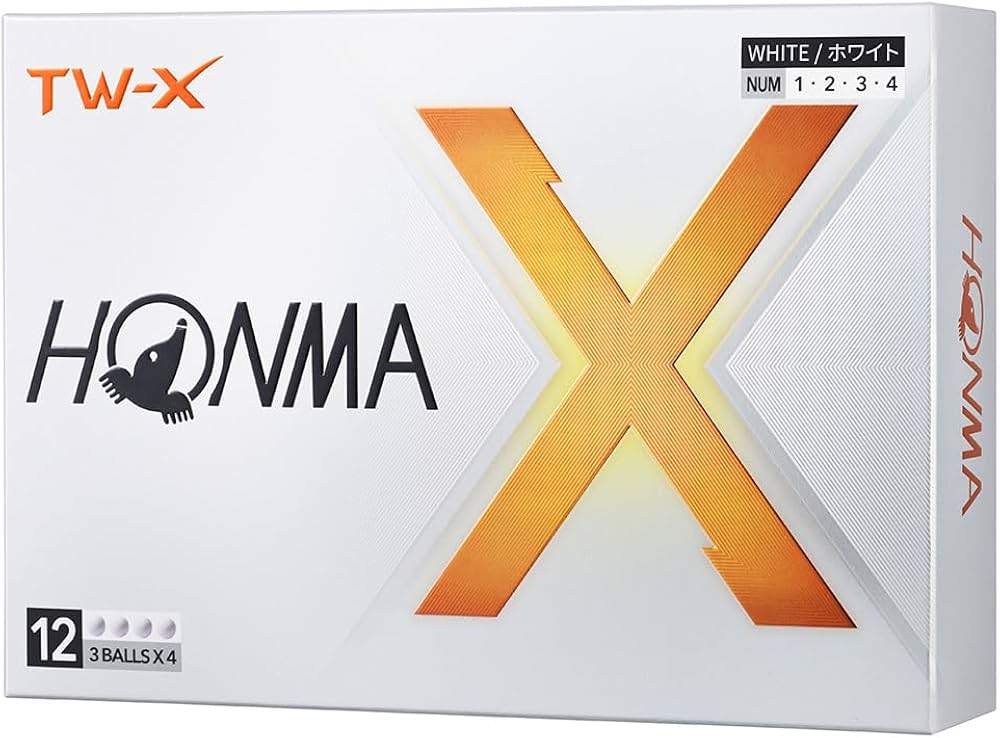 Amazon.co.jp: ホンマ ゴルフ ボール TW-X TW-S 2024年モデル 1ダース