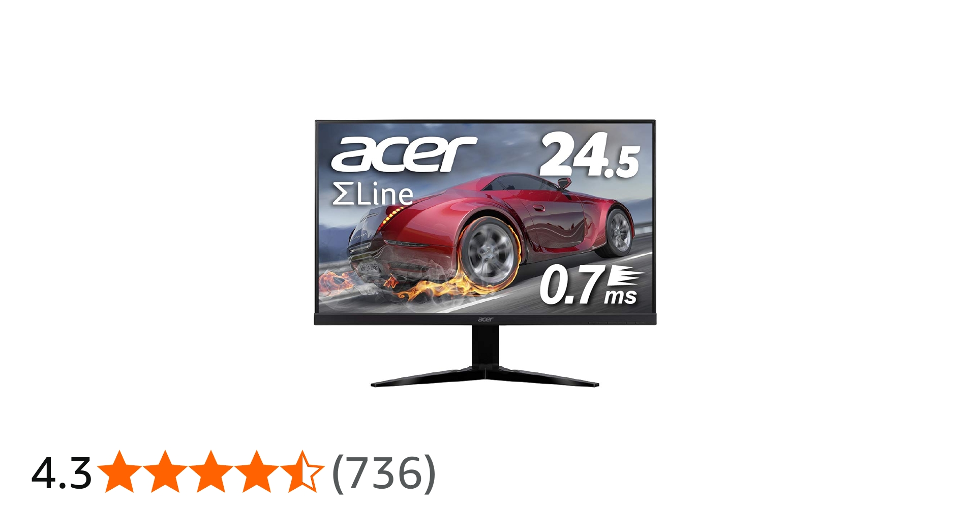 Amazon.co.jp: Acer ゲーミングモニター SigmaLine 24.5インチ