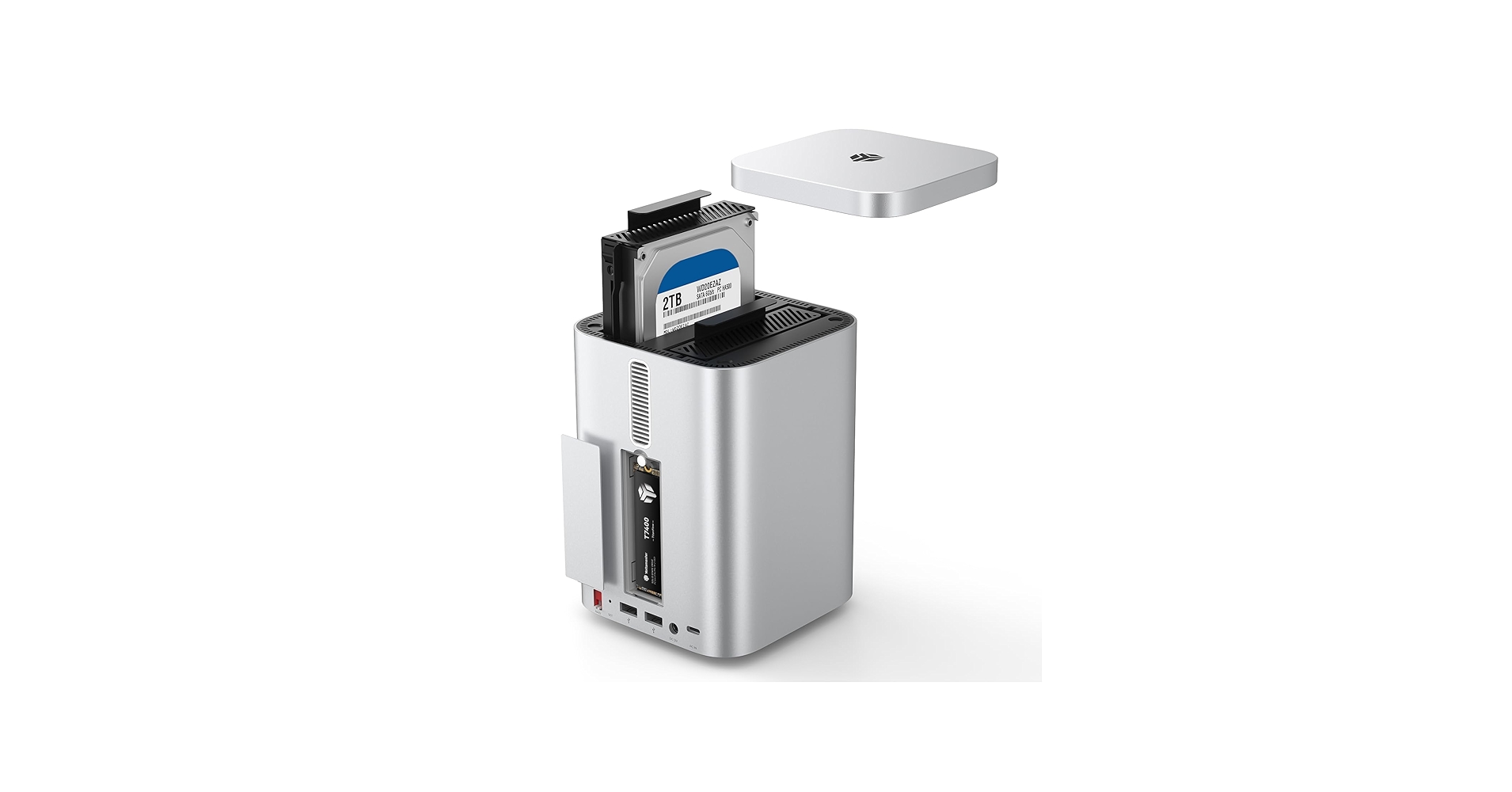 Amazon.com: Yottamaster 2 Bay 10Gbps RAID Enclosure – Supports 2.5