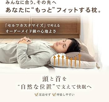 Amazon｜じぶんまくら みんまく ファーストクラス 専用 カバー付