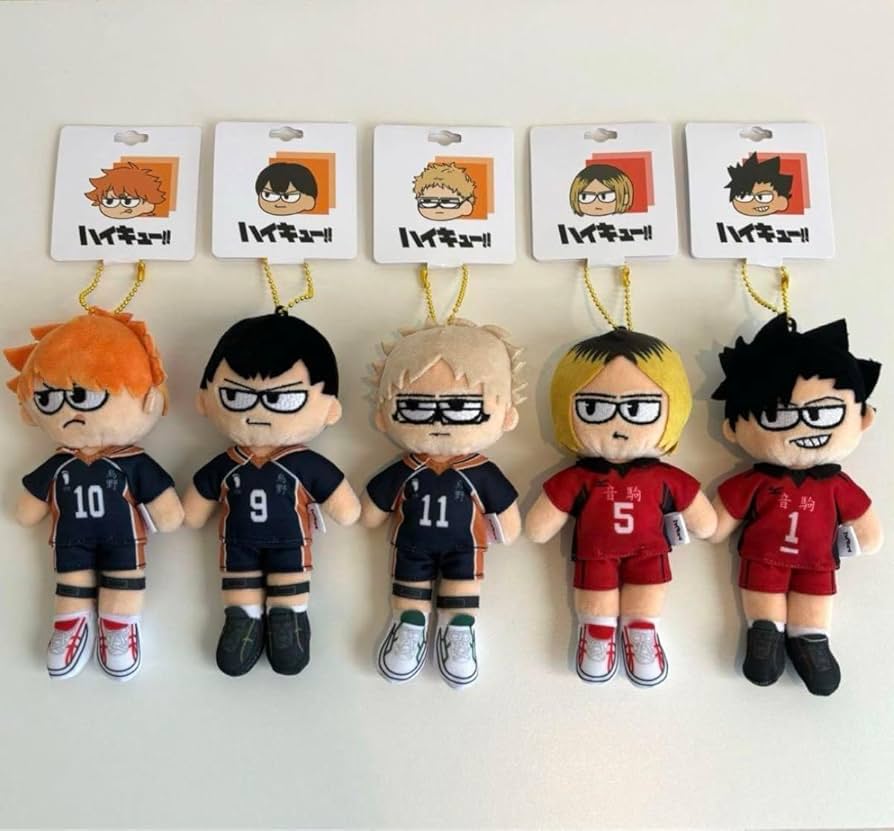 Amazon.co.jp: ハイキュー ジロリぬいぐるみ 全5種コンプセット : おもちゃ