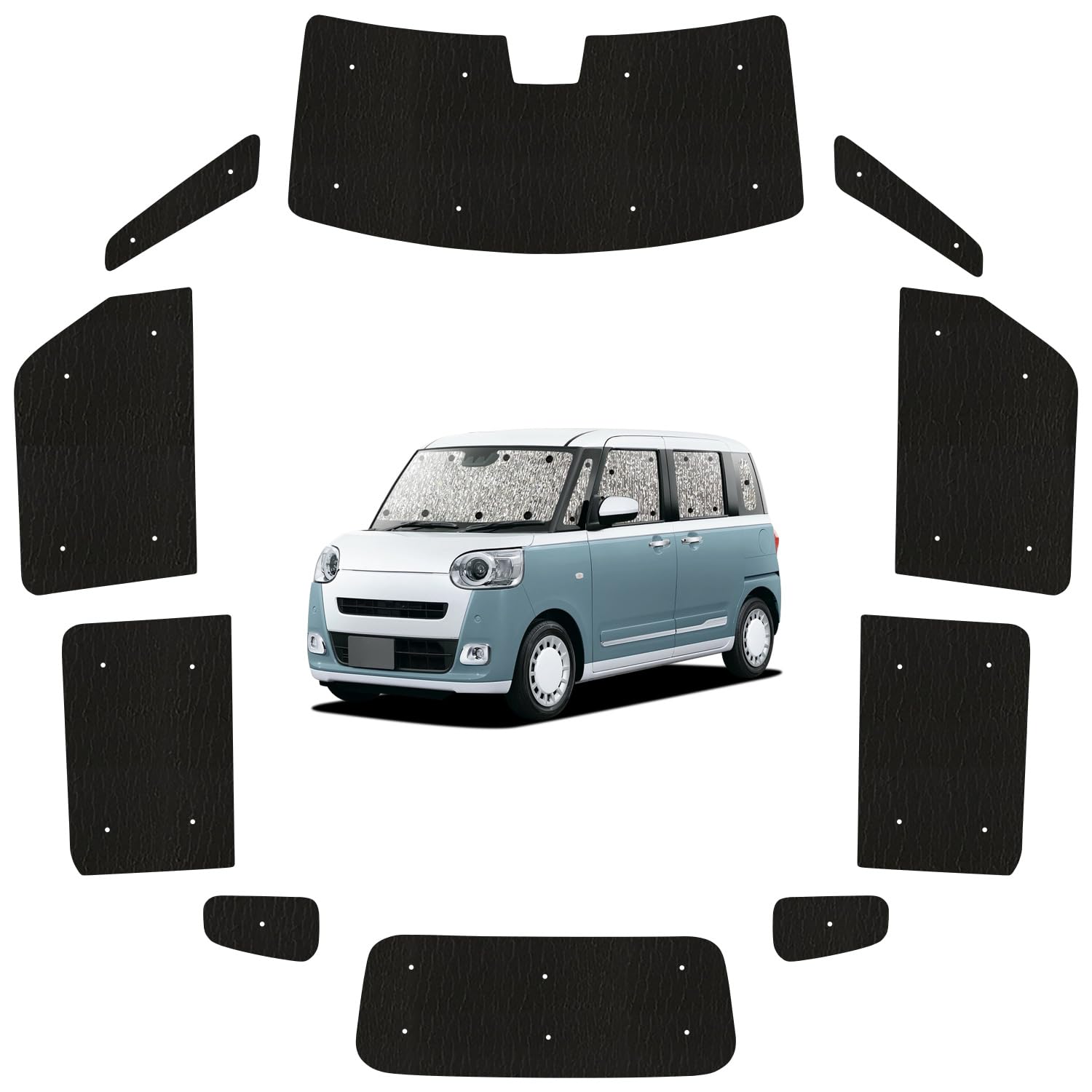 Amazon | 趣味職人 サンシェード シームレス ライト 車 ムーヴ