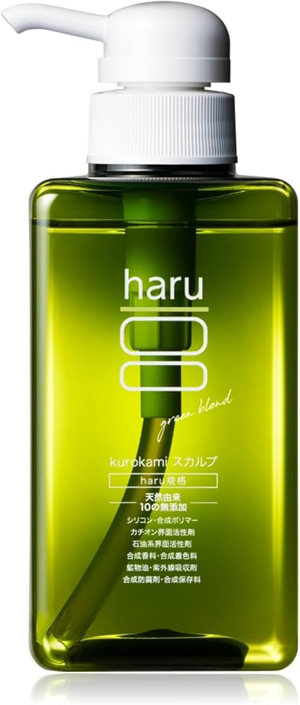 Amazon | haru(ハル) kurokamiスカルプ（グリーンブレンド） 400ml（約