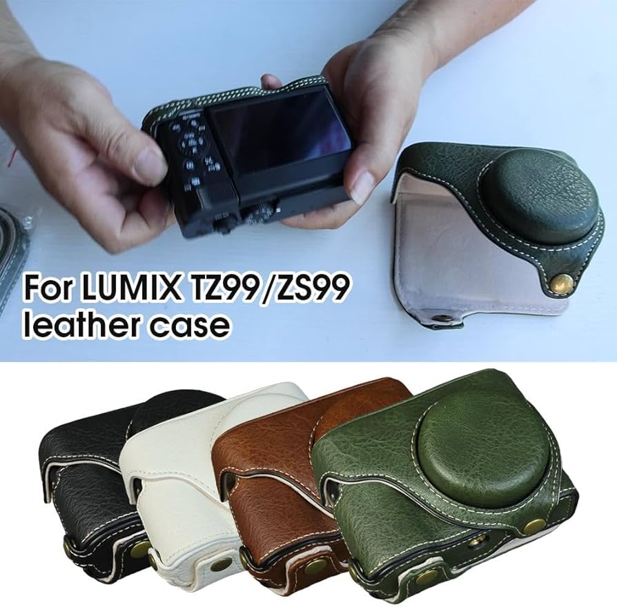 Amazon.co.jp: ケース Lumix DC-TZ99デジタルカメラ用 PUレザー保護