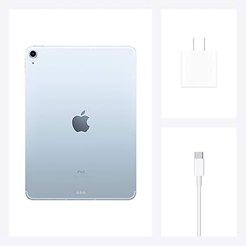 Apple iPad Air (10.9-inch, Wi-Fi + Cellular, 256GB) - Sky Blue