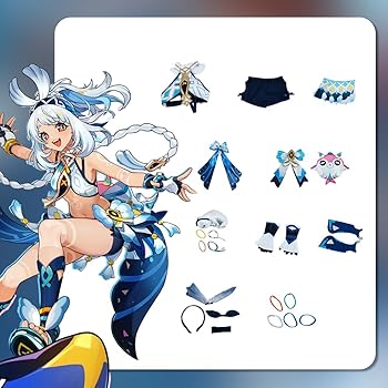 Amazon.co.jp: [REENEW] 原神 ムアラニ コスプレ衣装 ウィッグ付き