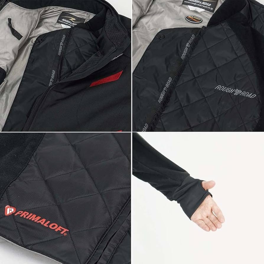 Amazon | ラフアンドロード(ROUGH&ROAD) プリマロフトチタンスリム