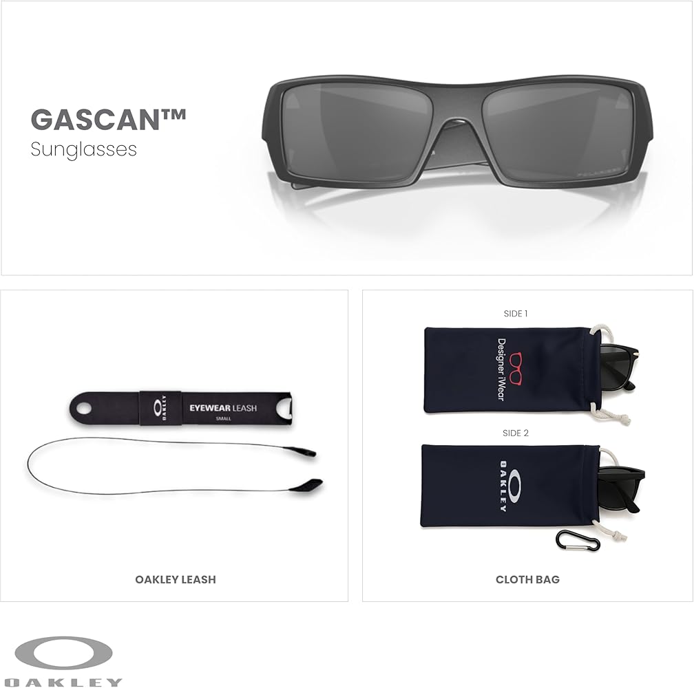 Amazon.com: Oakley Gascan OO9014 53-112 Cerakote Cobalt/Black