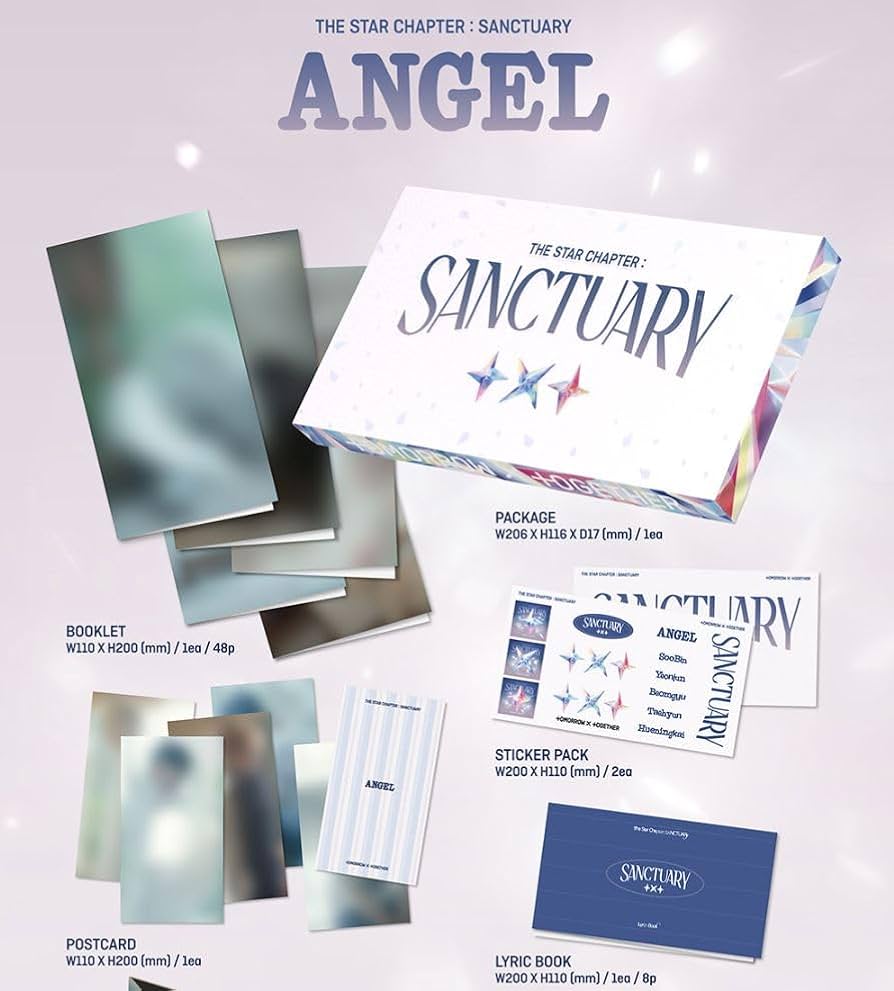 Amazon.com: TXT The Star Chapter: SANCTUARY 7th Mini Album ANGEL