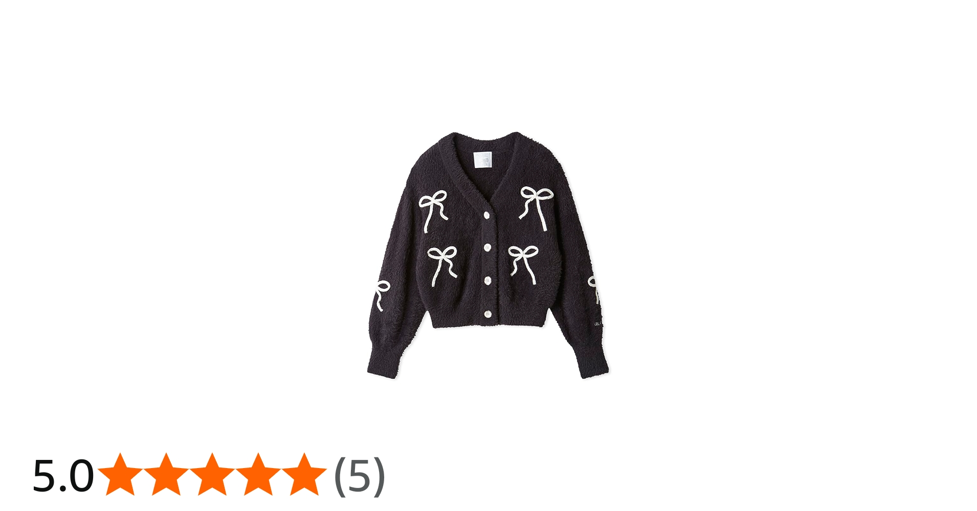 Amazon | [ジェラート ピケ] 【HALLOWEEN】リボンフェザーカーディガン