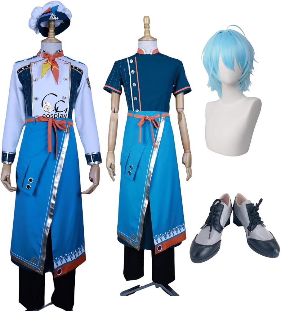 Amazon.co.jp: GGcosplay Vtuber 渚トラウト コスプレ衣装/ウィッグ/靴