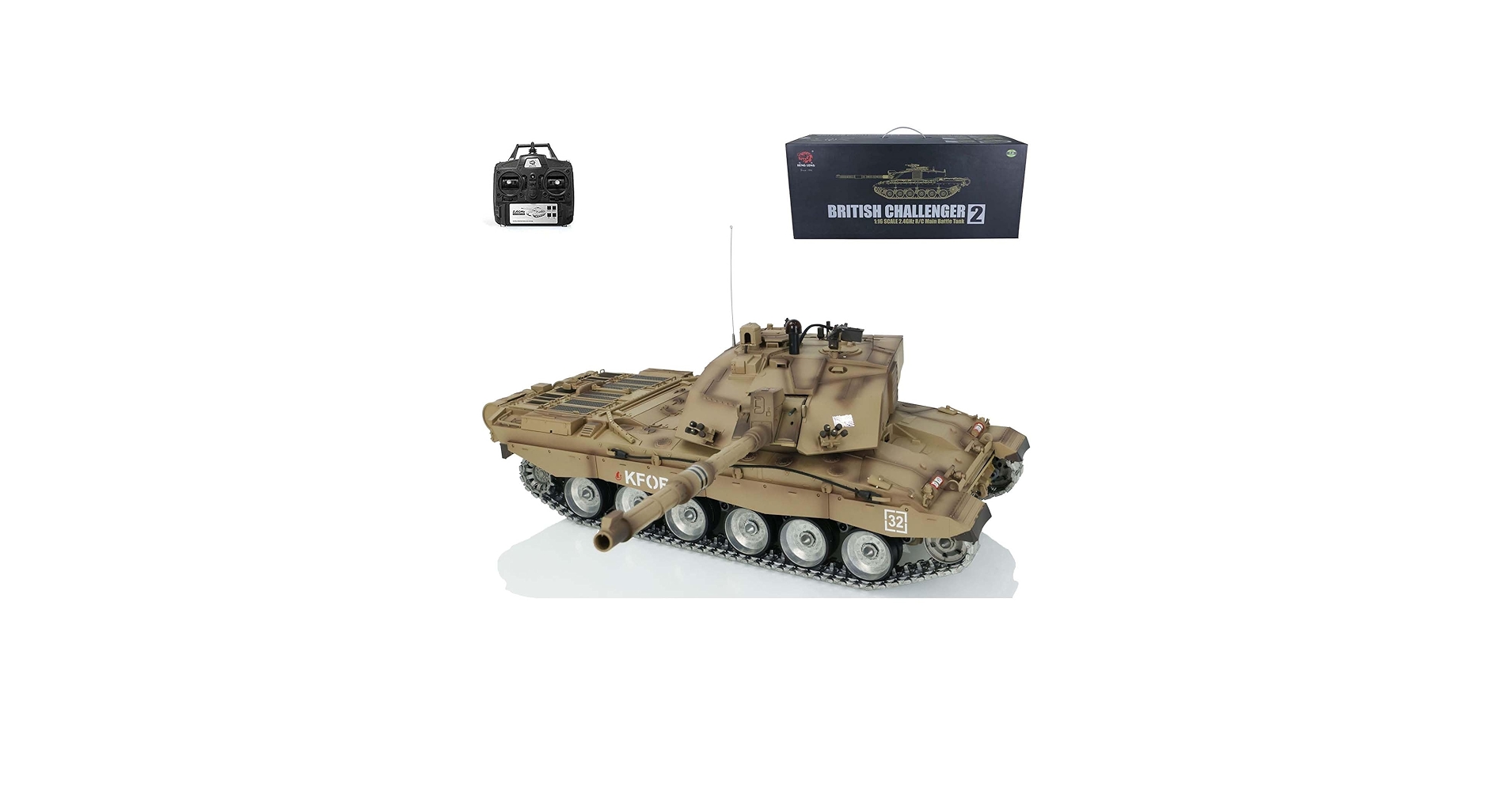 Amazon.com: wheelfun Heng Long, 1/16 7.0 Pro Version Challenger Ii