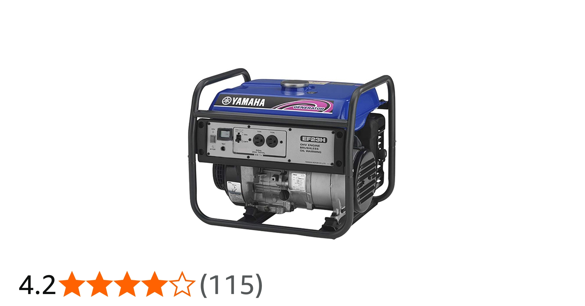 Amazon.co.jp: ヤマハ 発電機 EF23H 50Hz用 スタンダード YAMAHA 定格
