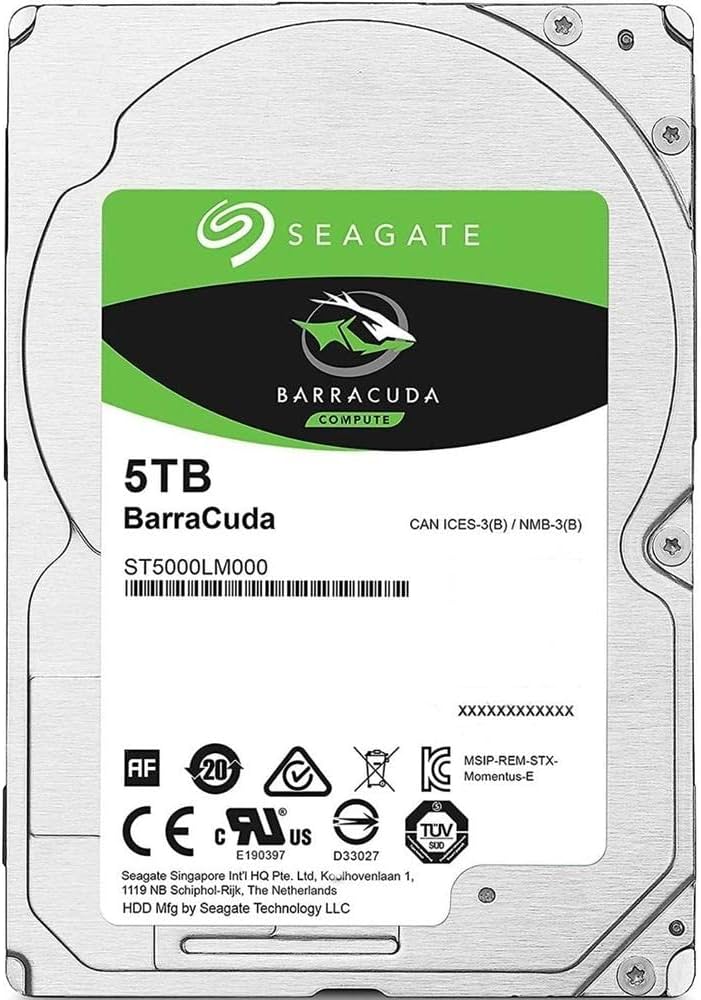 Amazon.com: Seagate BarraCuda 5TB Internal Hard Drive HDD – 2.5