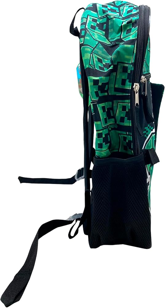 Amazon.com | Minecraft 5-piece Set: 16” Backpack, Lunchbox