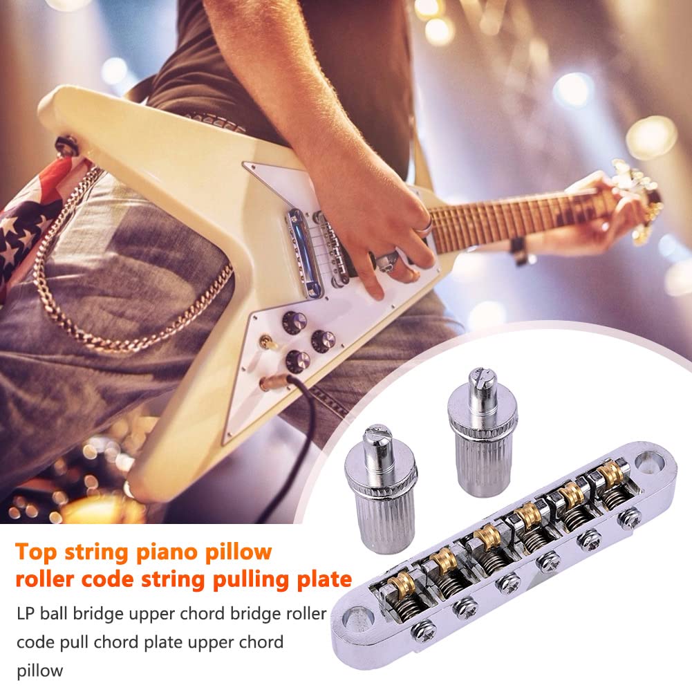 Amazon | 1 セットエレキギターブリッジ楽器ブリッジテールピース