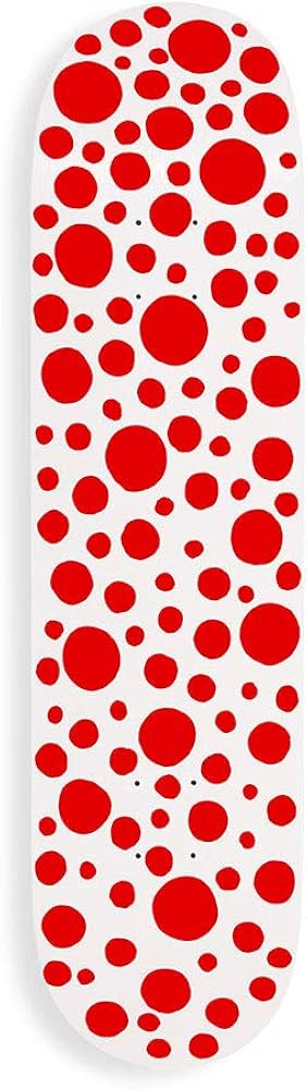 Amazon | MoMA 草間彌生：DOTS スケートボード スモールドット レッド