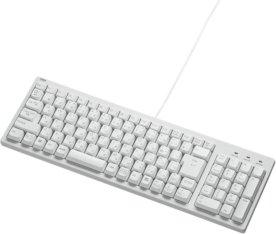 Amazon.co.jp: サンワサプライ 有線コンパクトキーボード テンキー付き