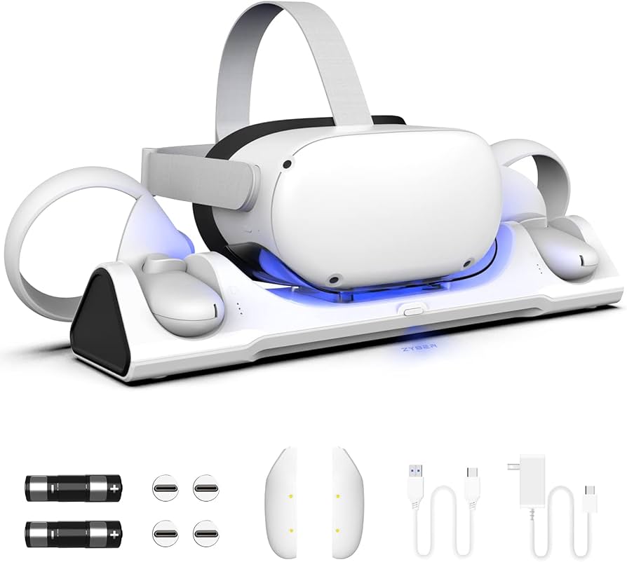 Amazon | ZYBER 充電ドック Oculus Quest 2用の充電スタンド