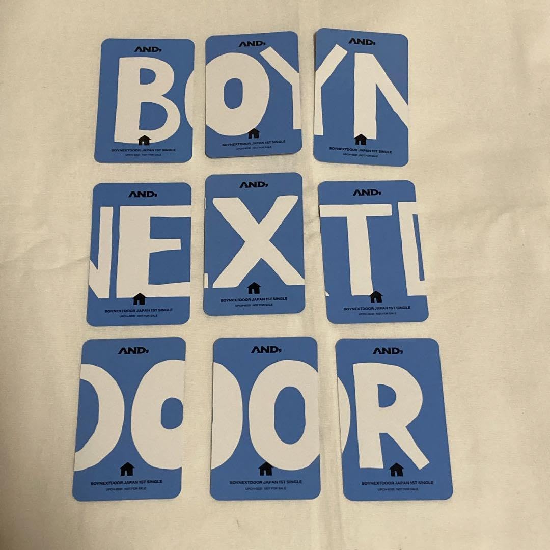 Amazon.co.jp: BOYNEXTDOOR ボネクド ボイネク AND. 通常盤 トレカ