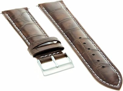Amazon.com: Ewatchparts 22mm Leather Watch Band Strap Compatible