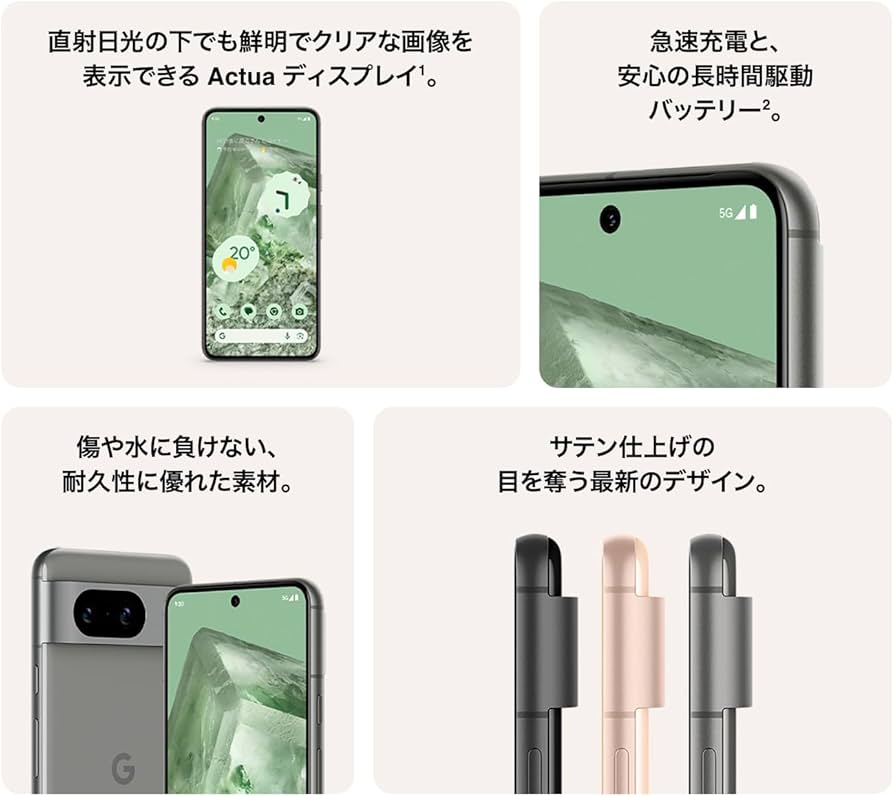 Amazon | Google Pixel 8 128GB SIMフリー [Obsidian