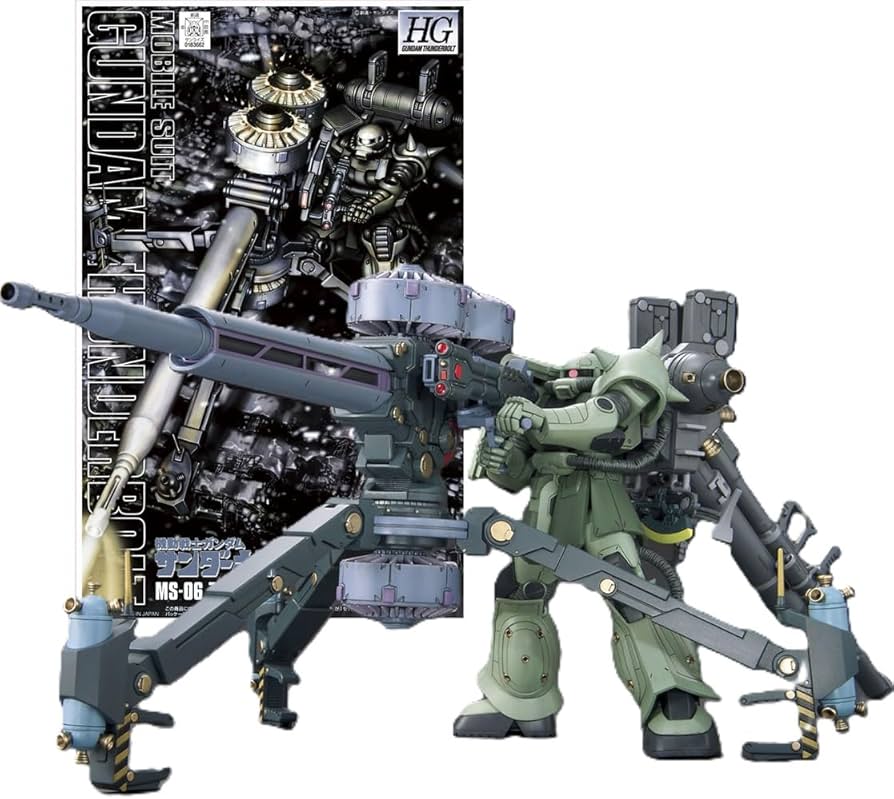 Amazon | 【HG】量産型ザク+ビッグガン(サンダーボルト版) 1/144