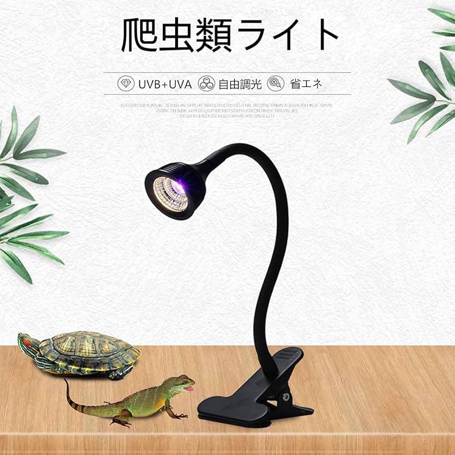 Amazon | MORSEN 爬虫類ライト 亀ライト 3W UVB照射量(uW):10000uW 26w