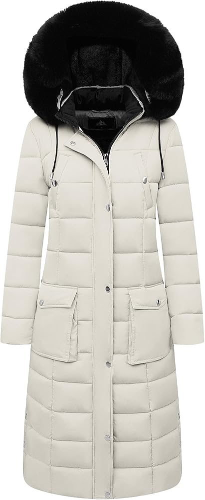 Amazon.com: MOERDENG Women's Waterproof Long Winter Coat Thickened