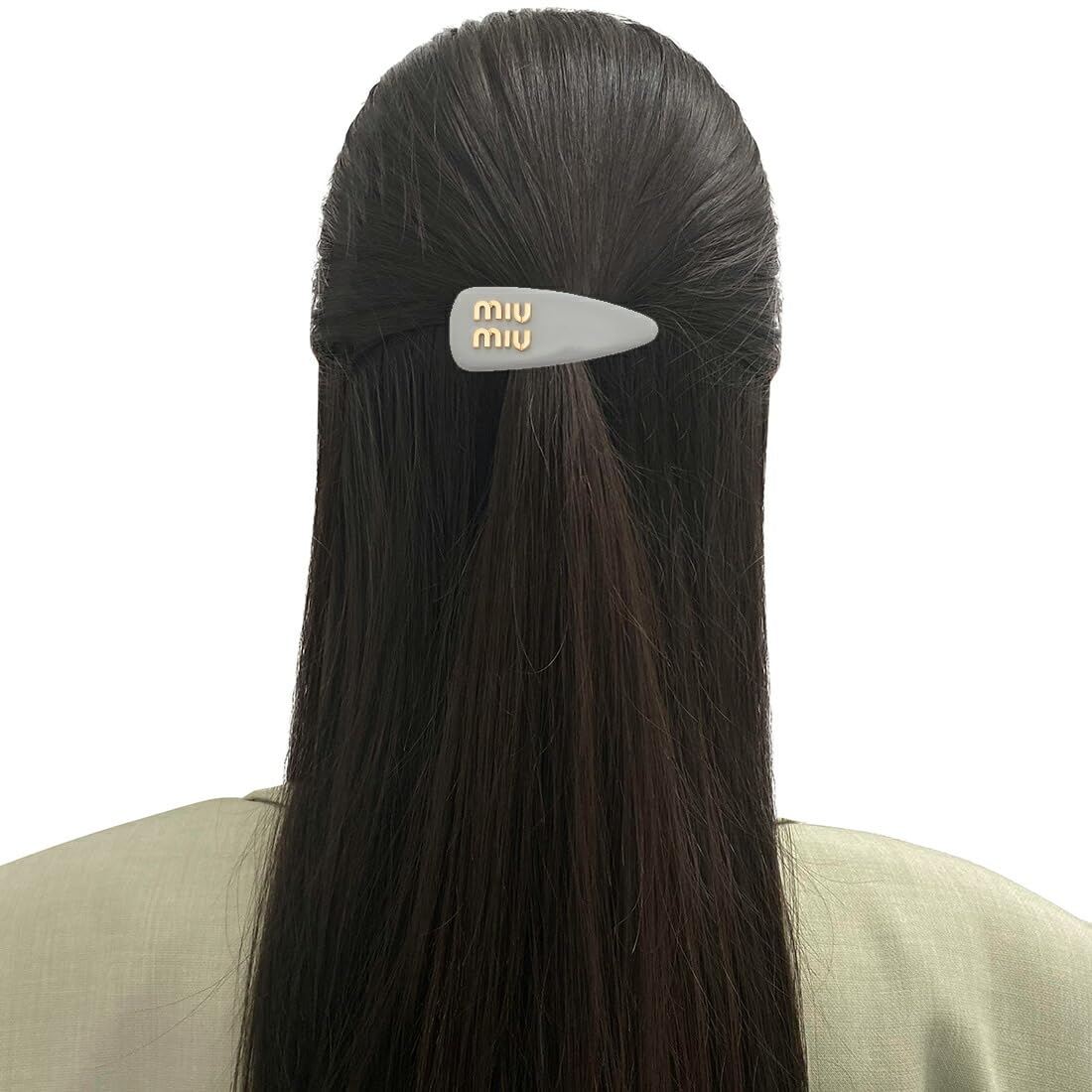 Amazon.co.jp: [ミュウミュウ]ヘアアクセサリー パテントレザーヘア