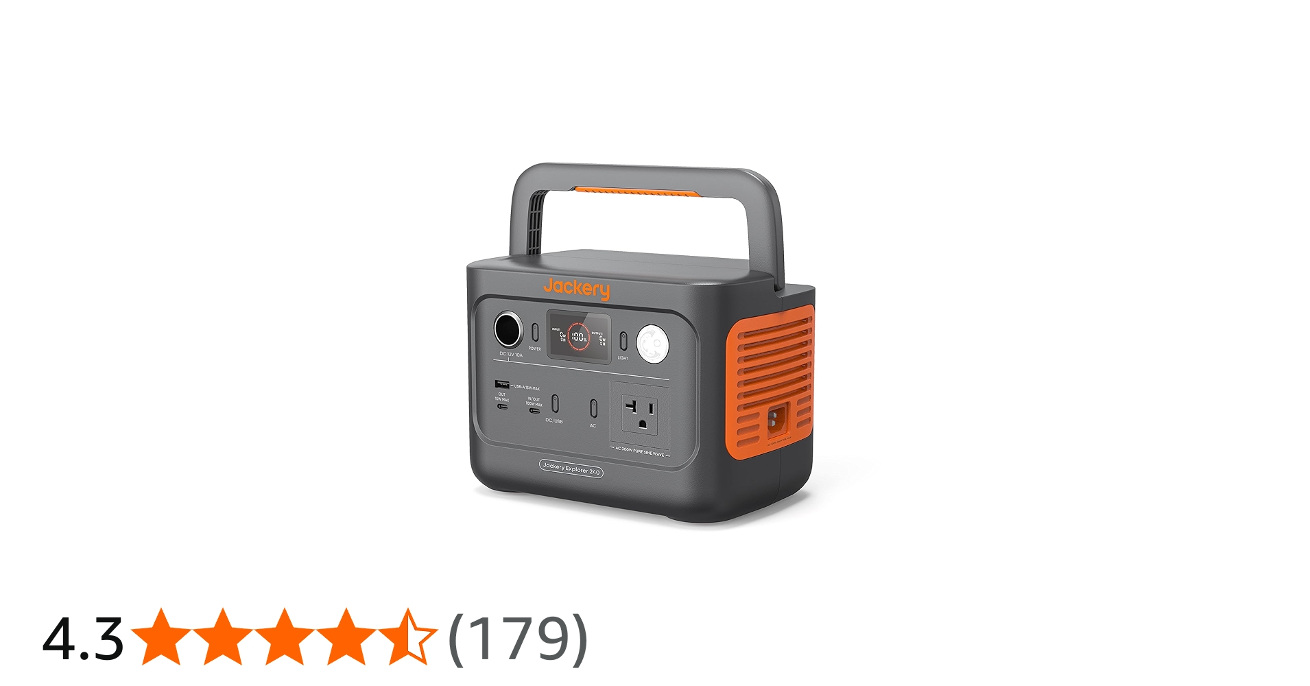 Amazon.co.jp: Jackery ポータブル電源 240 256Wh 定格出力300W 瞬間