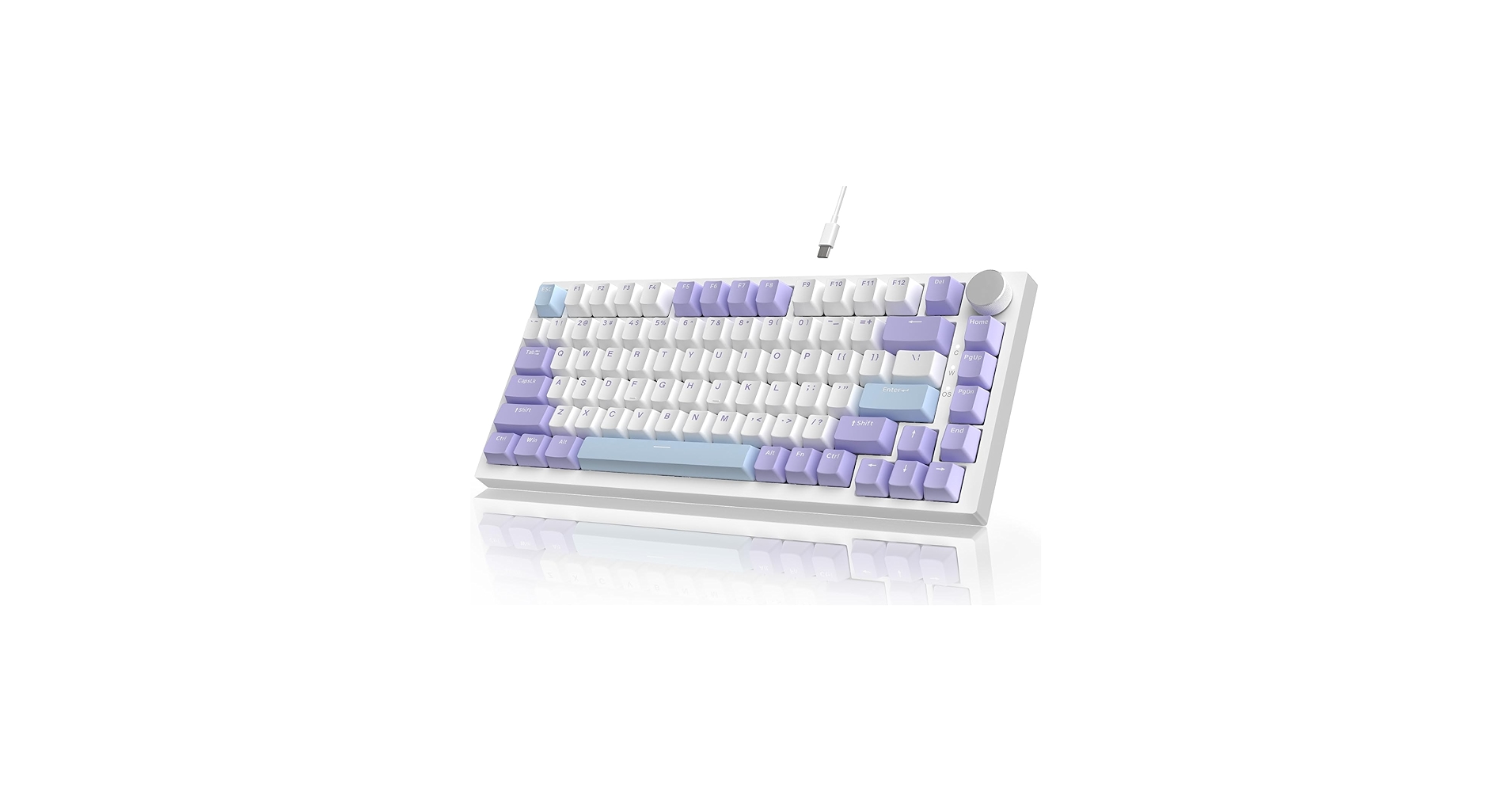Amazon.com: A.JAZZ Attack Shark AK820 75% Wired Mechanical Gaming