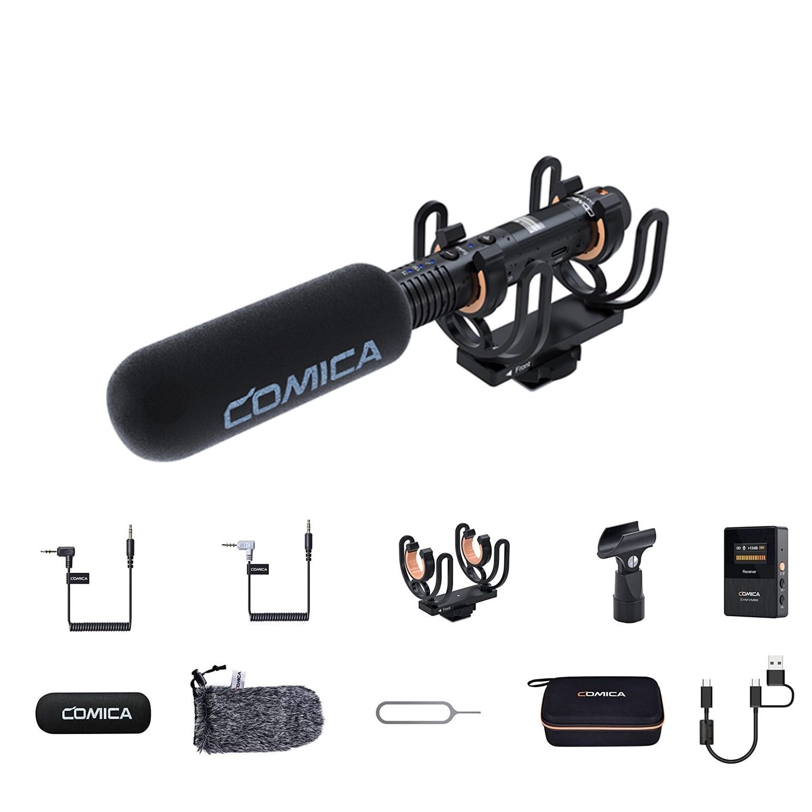 Amazon.com: COMICA VM30 Shotgun Microphone, with Wireless Modes