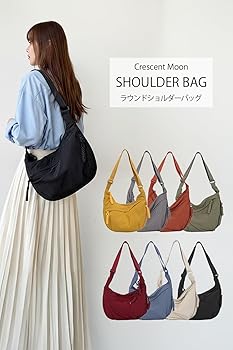 Amazon | [MIKA&MAYA] ラウンド ショルダーバッグ 三日月型 ボディ
