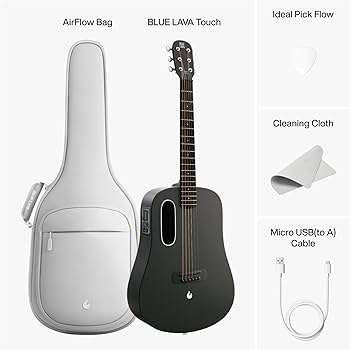 Amazon | BLUE LAVA Touch スマートギター 初心者用アコースティック