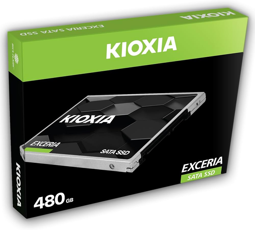 KIOXIA EXCERIA SATA SSD 480GB - 2.5” Serial ATA (SATA) 6 Gbit/s