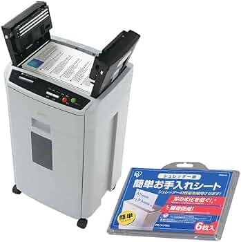 Amazon | 【セット品】アイリスオーヤマ オフィス シュレッダー オート