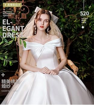 Amazon | [JINZUOMA] レディース ドレス ウェディングドレス 花嫁