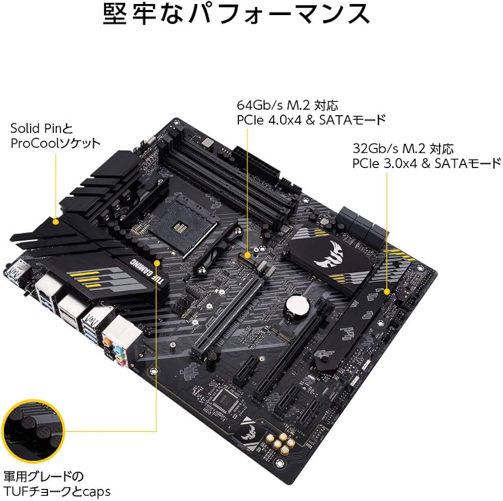 Amazon | ASUS TUF GAMING B550-PLUS AMD Ryzen 5000シリーズ AM4 対応