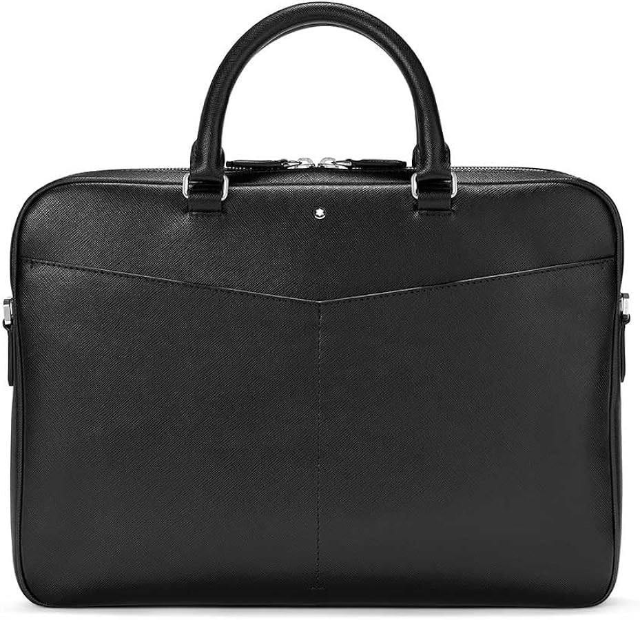 Amazon.co.jp: モンブラン ビジネスバッグ ブラック 本革 サルトリアル