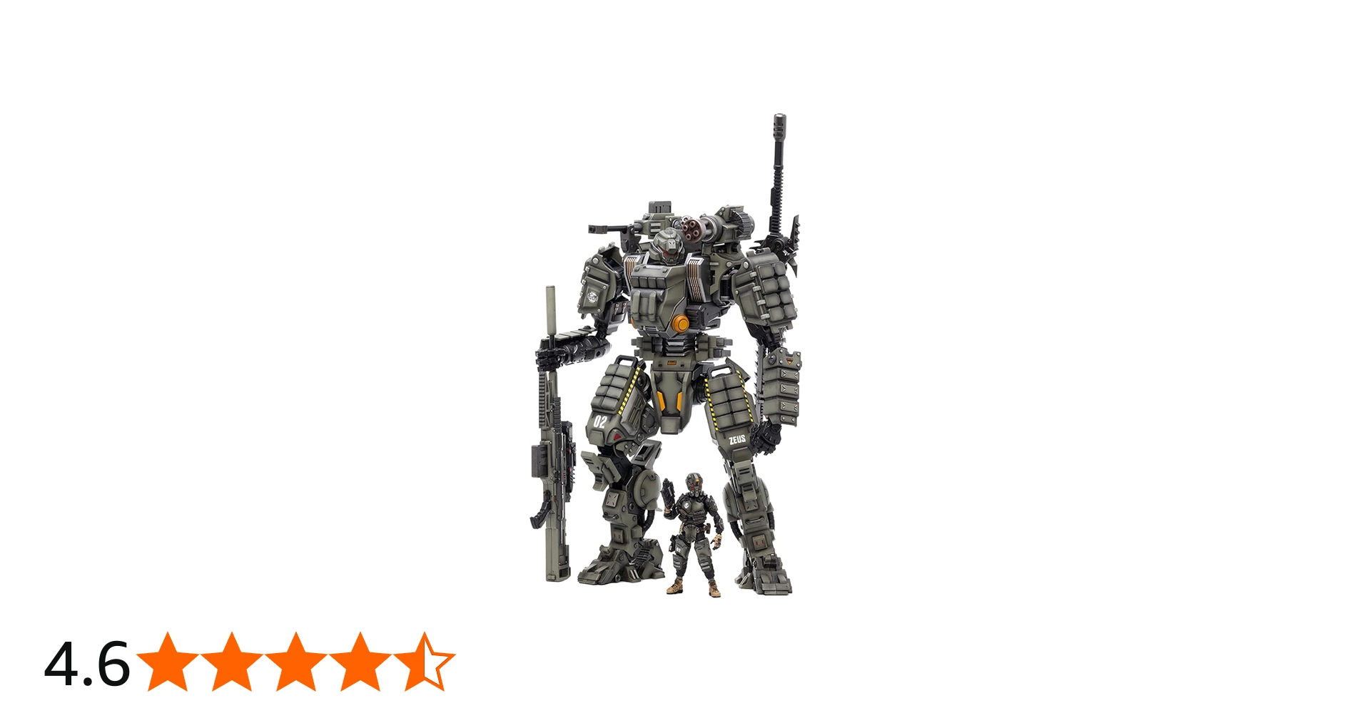 Amazon.co.jp: JOYTOY 闇源シリーズ 「ニューゼウス」 戦闘メカ重火力