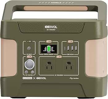 Amazon.co.jp: EEIVOL ポータブル電源 リン酸鉄リチウム 515Wh