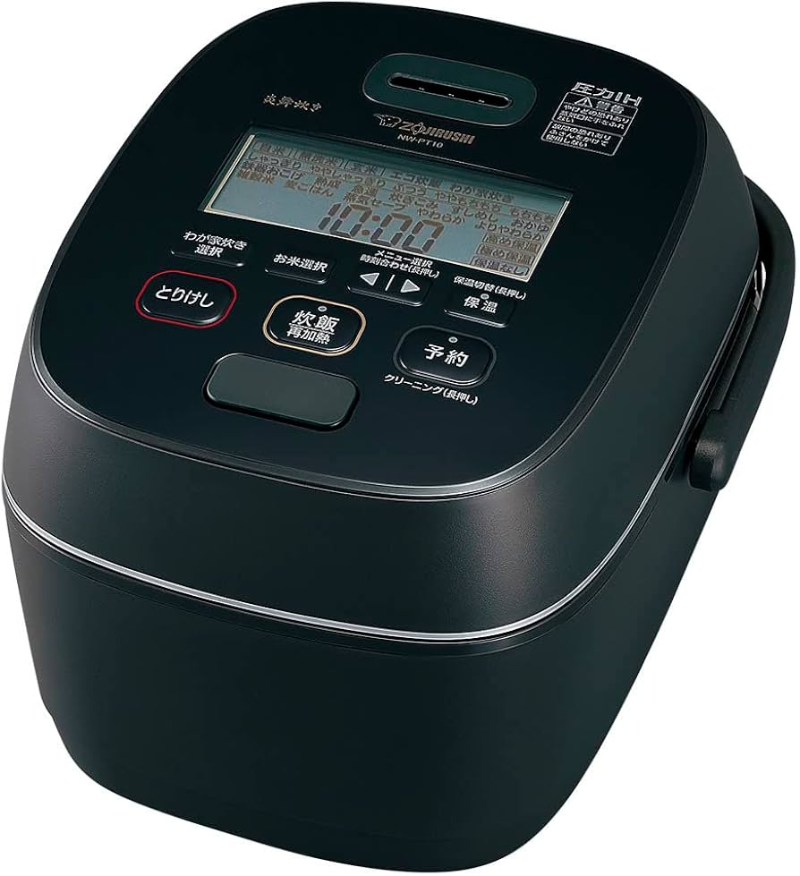 Amazon | 象印マホービン 炊飯器 5.5合 炎舞炊き 濃墨 NW-PT10-BZ