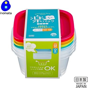 Amazon｜イノマタ化学 電子レンジ容器 楽ちんパック 蓋をしたまま