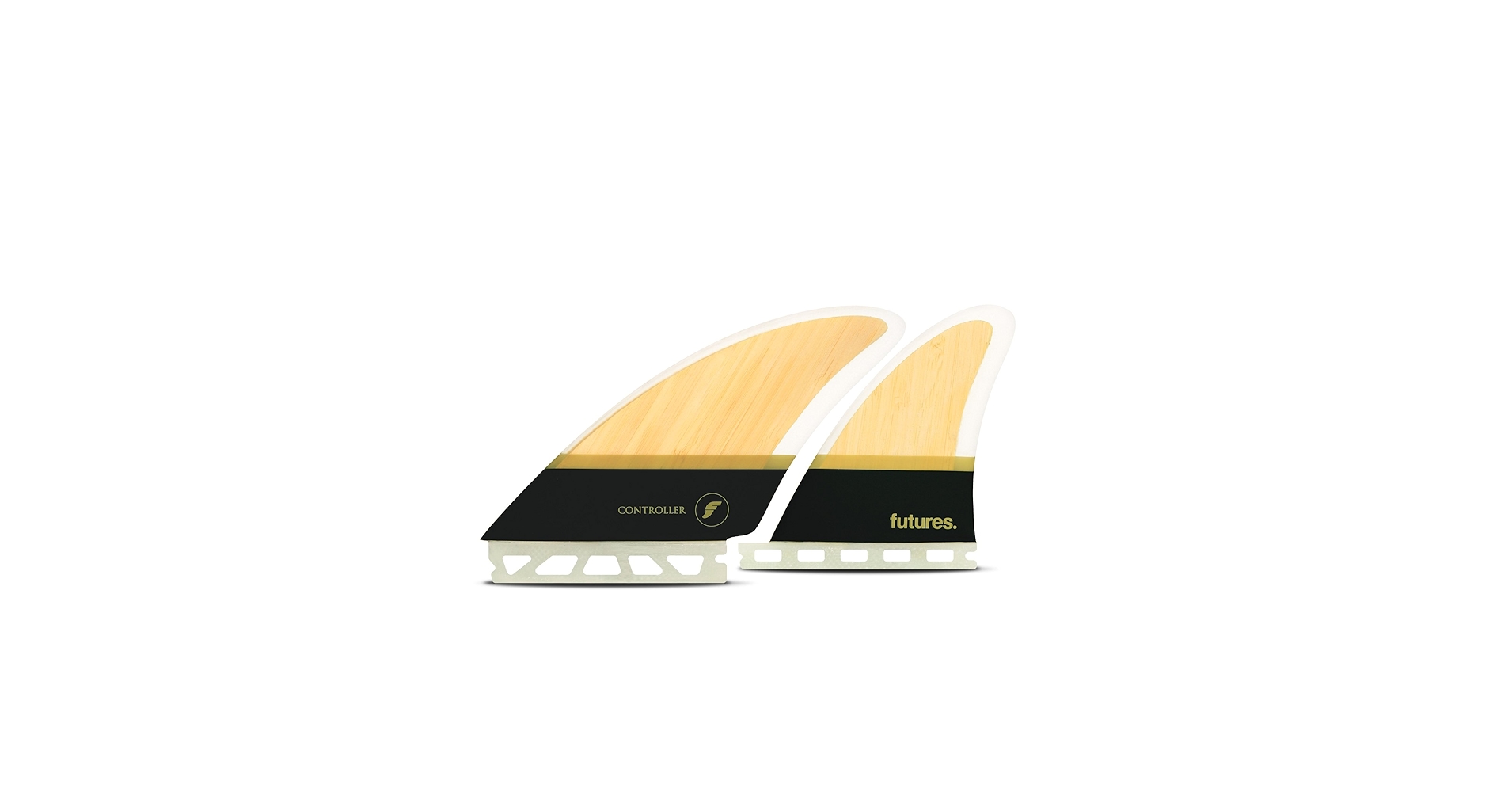 Amazon.com : Futures Fins - Controller HC Quad - Bamboo/Brown
